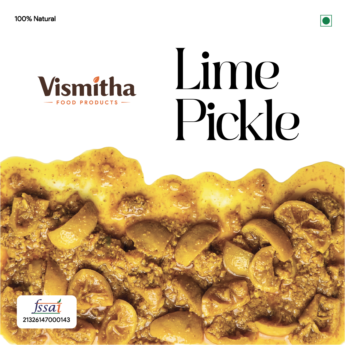 Vismitha's Lime Pickle 400g